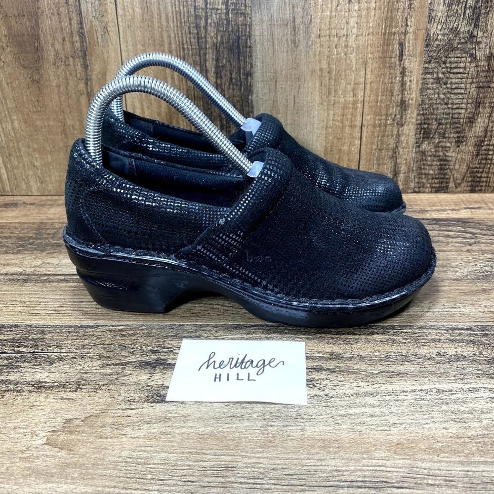 BOC Born Concepts Black Sparkle Pattern Clogs - Women's Size 7